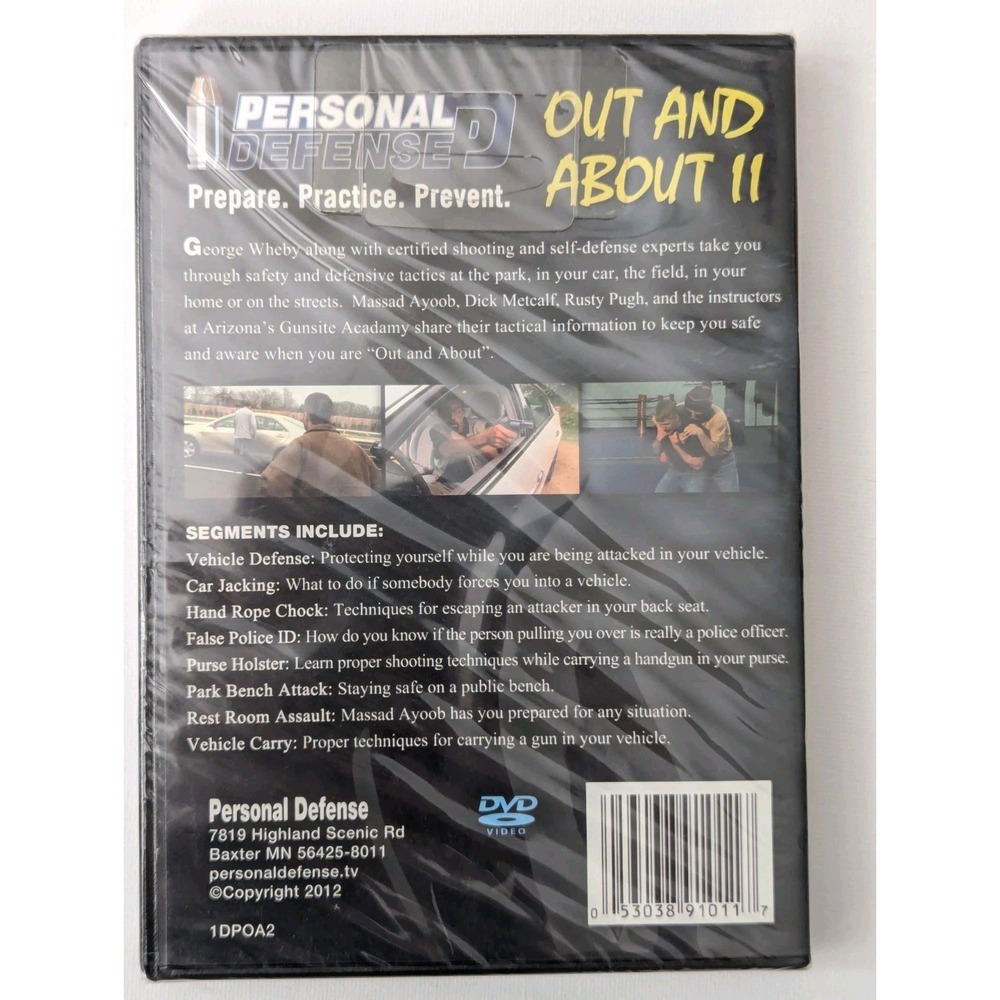 Personal Defense Home Invasion, Low Light, Out & About II (Set Of 3 DVDs, 2012) - Picture 4 of 9